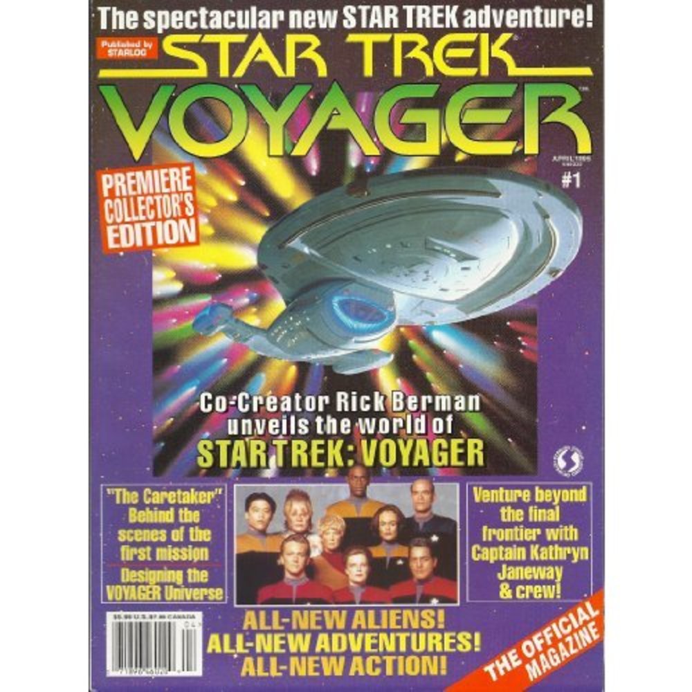 Star Trek Voyager Magazine #1 April 1995 (Collectible Single Back Issue Magazine